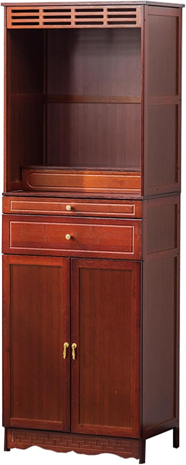 Meditation Cabinet with Drawers and Shelves, Altar Table with Large Storage S...