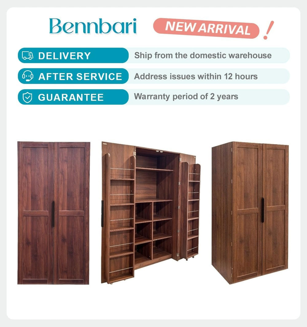 62.8" Tall Kitchen Pantry Cabinet with Shelves and Door Racks, Freestand...
