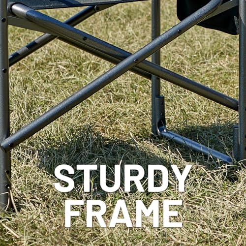 TIMBER RIDGE Aluminum Oversized Camping Chair, Lightweight Portable Directors...