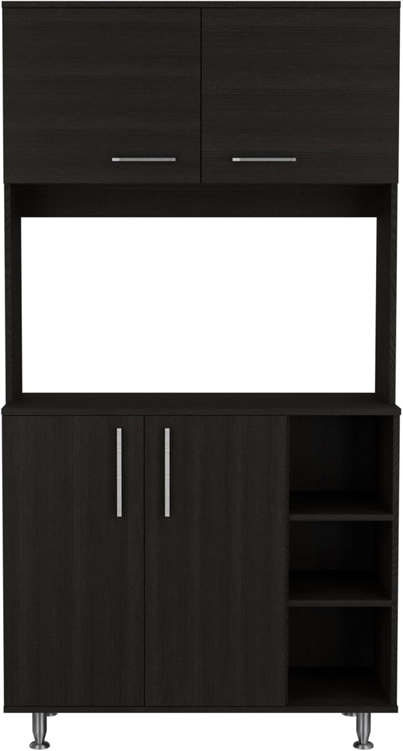 Pantry Cabinet Wine Sideboard, Freestanding Storage Locker for Kitchen Living...