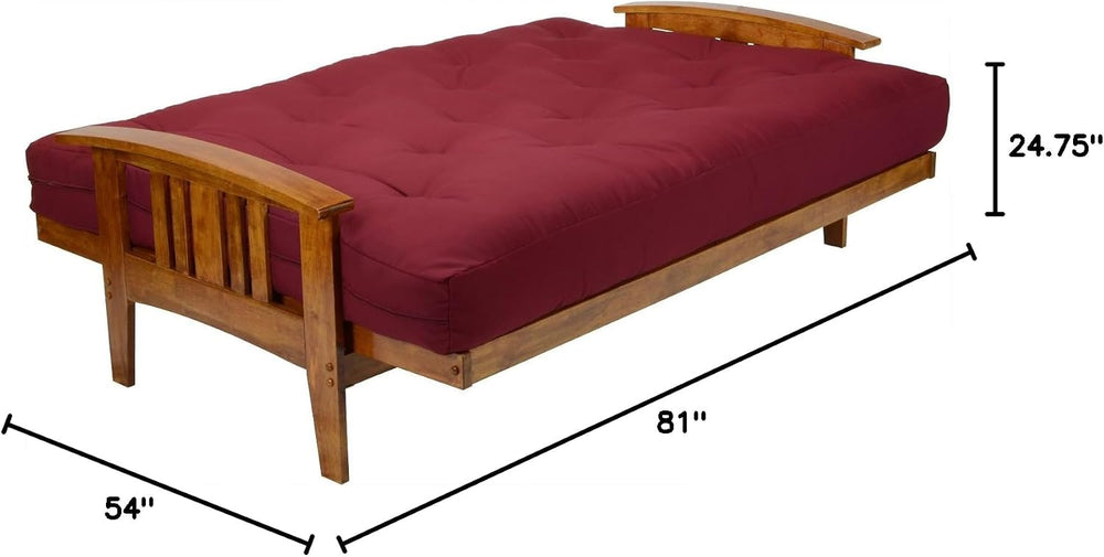 Nirvana Futons Westfield Wood Futon Frame - Full Size (Frame Only), Transform...