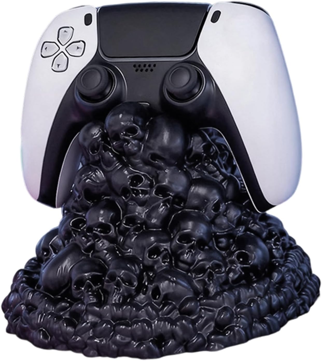 Unique Skeleton Shaped Controller Organizers Stable Structure Soft Rubber Construction Gaming Gear Storage Skull Shaped Headsets Phone Holder