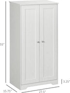 Modern Pantry Storage Cabinet, Freestanding Kitchen Cupboard with 2 Doors, Adjustable Shelves for Dining Room,for Kitchen Home