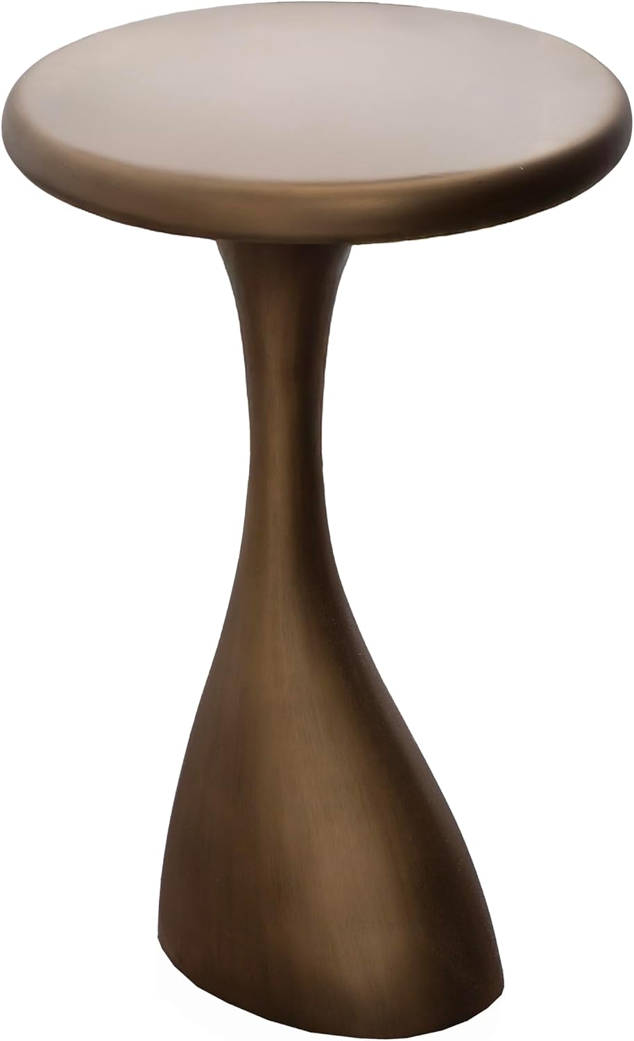 Kate and Laurel Auclair Modern Metal Round Side Table, 14 x 14 x 22, Antique ...