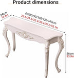 Modern Semi-Circular Telephone Table, Small Console End Table for Living Room, Foyer & Entryway - Stylish Manufactured Wood Furniture for Hallway & Entrance