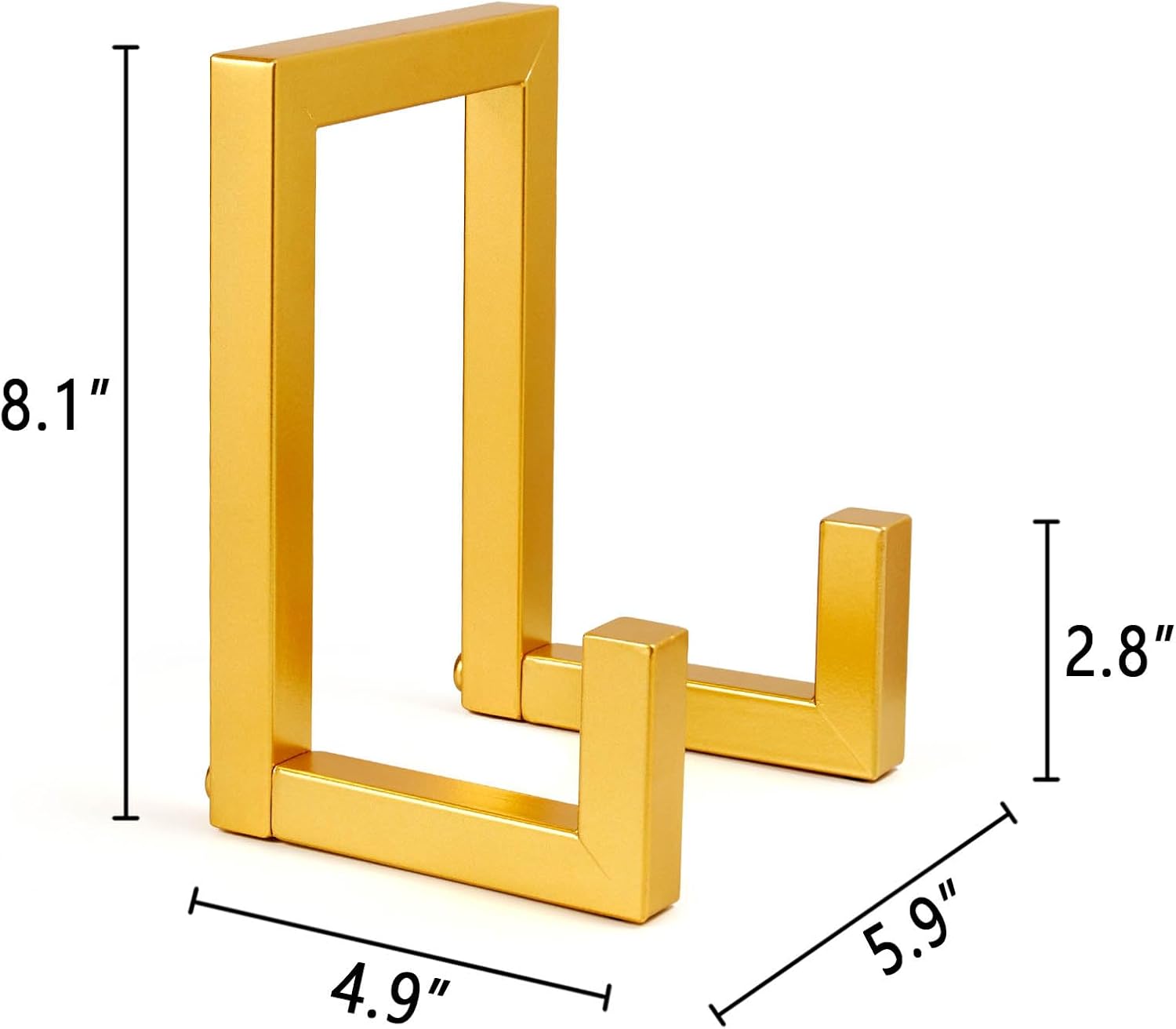 Metal Vinyl Record Album Display Holder Stand 8-15 LPs,Golden | 8-15 LPs,Metal Vinyl Record Stand