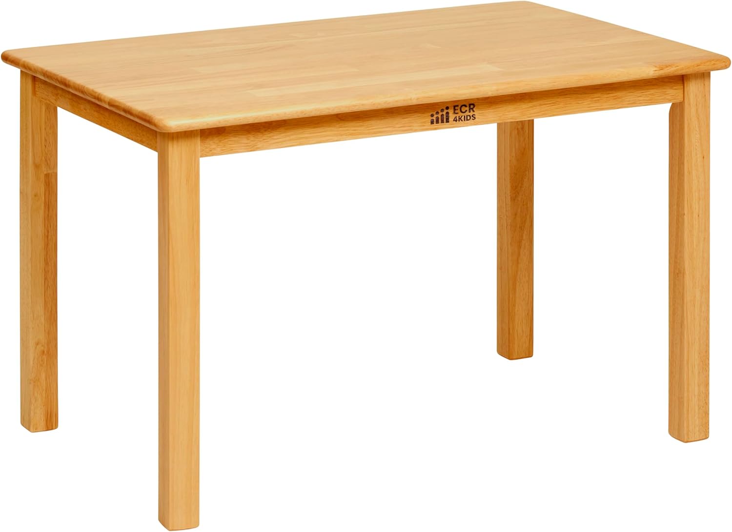 ECR4Kids 24in x 36in Rectangular Hardwood Table with 22in Legs, Childrens Furniture, Honey