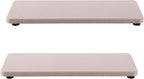 2 Pcs Water Absorbing Stone Trays, Kitchen/Bathroom Sink Soap Dish, Diatomite Tray Used for Hand Soap & Cosmetic Bottles in The Modern Home, 3.15" W x 8.7" L, Light Gray