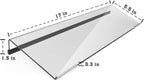 Acrylic Tilted Computer Keyboard Stand for Ergonomic Typing, Keyboard Tray Holder with Silicone Non-Slip Case, Clear
