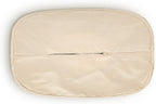 Lumaland Luxury Microsuede Outer Cover for Bean Bags Machine Washable 5-Foot Bean Bag Cover with Inlay in Dark Grey Cover and Inlay ONLY