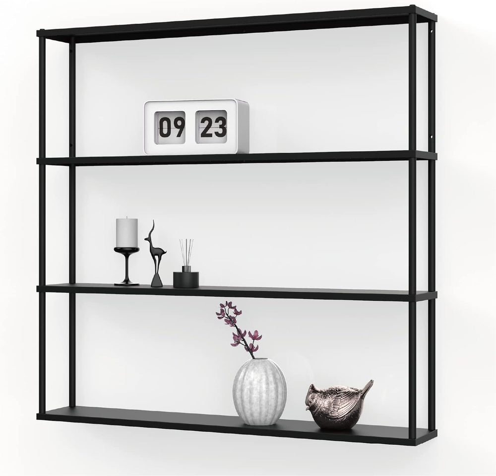 Mango Steam Wall-Mounted Steel Floating Shelving Unit for Kitchen, Storage or...