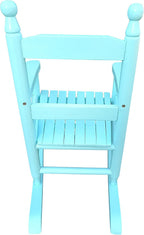 Kids Rocking Chair, Toddler Rocking Chair, Childrens Rocking Chair With Classic Rocker and Hardwood Construction, for Boys, Girls, Nursery, Indoor, Outdoor, Living Rooms, Bedrooms (Light Blue)