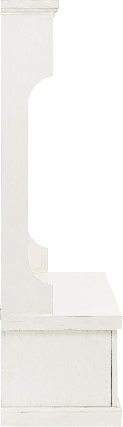 Crosley Furniture Seaside Kitchen Storage Bundle - Pantry Cabinet and Hall Tr...