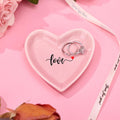 Roycraft Mr & Mrs Jewelry Dish Ring Heart Valentines Gift Ceramic Jewelry Plate Ring Dish Ceramic Jewelry Tray Engagement Tray Wedding Trinket Dish