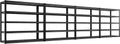 REIBII 48.2''W Garage Shelving Heavy Duty Metal Shelving 3000LBS Storage Shelves Adjustable Metal Shelves Industrial 5 Tier Garage Shelf for Basement Pantry Warehouse Supermarket, 4 Pack