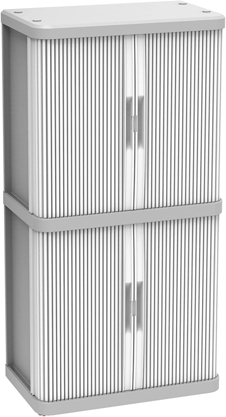 Terry, Rolling Space Cab 2, Indoor and Outdoor 2-Compartment Cabinet with Two...