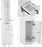 BarberPub Locking Wall Mount Hair Styling Barber Station Drawer Storage Beauty Salon Spa Equipment 3036-1 (White(Handle Left))