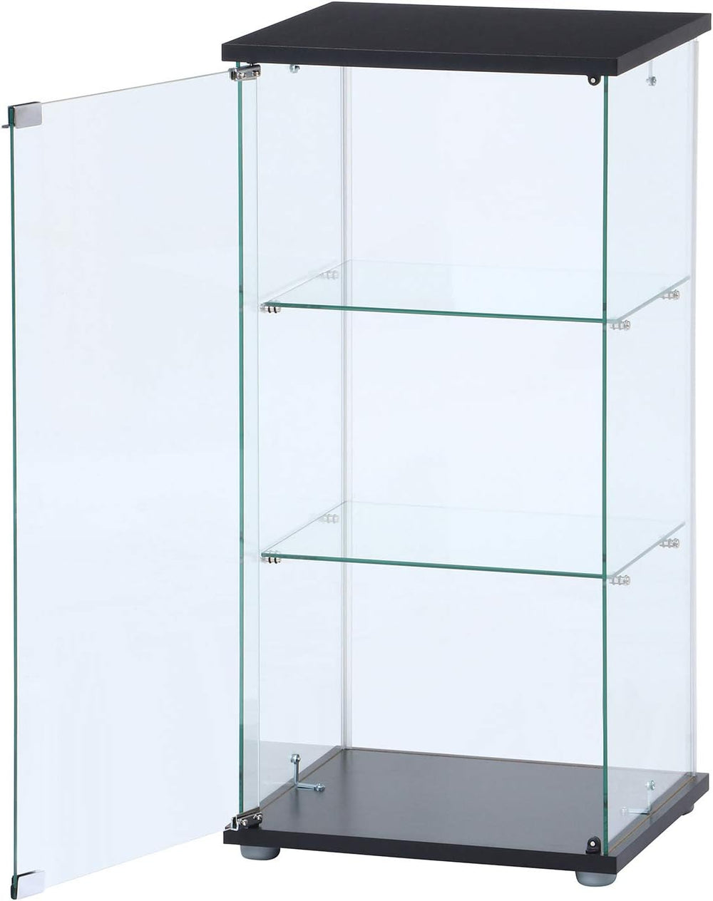 不二貿易(Fujiboeki) 3 Tiers Glass Collection Case, 高さ86cm, Clear