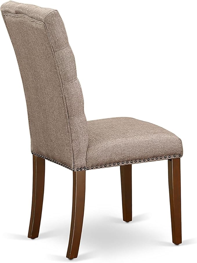 East West Furniture OXEL5-MAH-16 5 Piece Dining Room Table Set Includes a Squ...