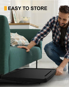 TV Tray Table, 16.9 x 22 x 29.1inch XL PRO Folding Dinner Table with 6 Height & 3 Tilt Angle Adjustments, Large Couch Desk for Working, Portable and Adjustable Laptop Desk for Sofa and Bed