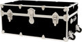 Rhino Classic Camp & College Trunk with Wheels, Footlocker, Dorm Storage | 30"L x 17"W x 13"H, 1500+ lb Capacity, Baltic Birch Plywood, Nickel Plated Steel, Lockable, College Dorm, Summer Camp