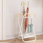 Entryway Umbrella Stand Umbrella Holder Indoor Umbrella Storage with Drip Trays Metal