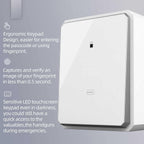 Fingerprint Password Safe Box with Key, Cabinets for Home Offcie,Lock Box,Security Box,Biometric safe,W-series 2.1Cubic feet BOFON