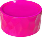 Paper Clip Holder Ceramic Paper Clip Holders Paperclips Holder Dispenser Cute Paper Clip Organizer for Desk Binder Clip Holder Bobby Pin Hair Clip Holder Gift for Office (Hot Pink)