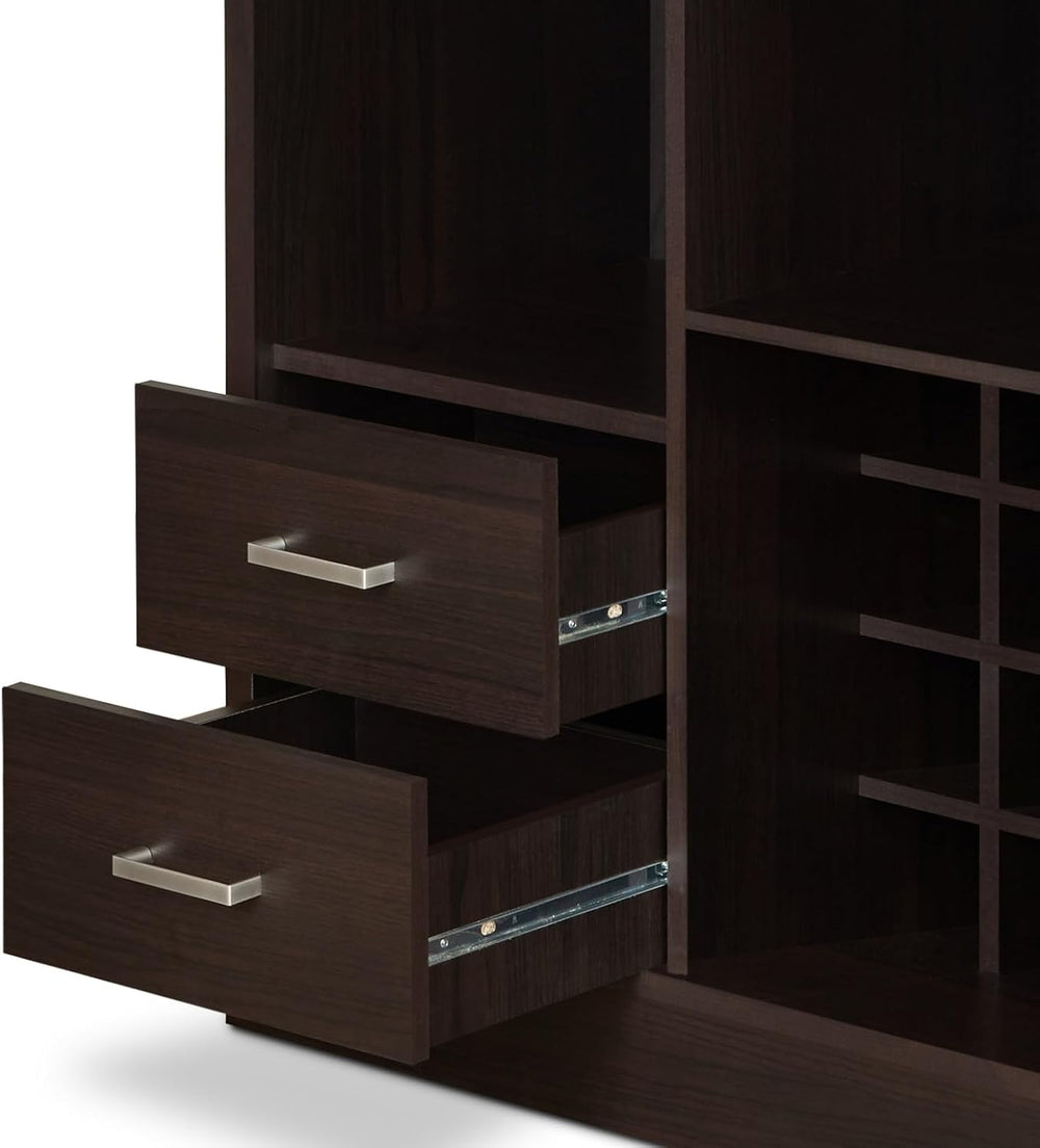 Wine Cabinet with Storage Drawers, Pantry Sideboard Locker for Kitchen Dining...