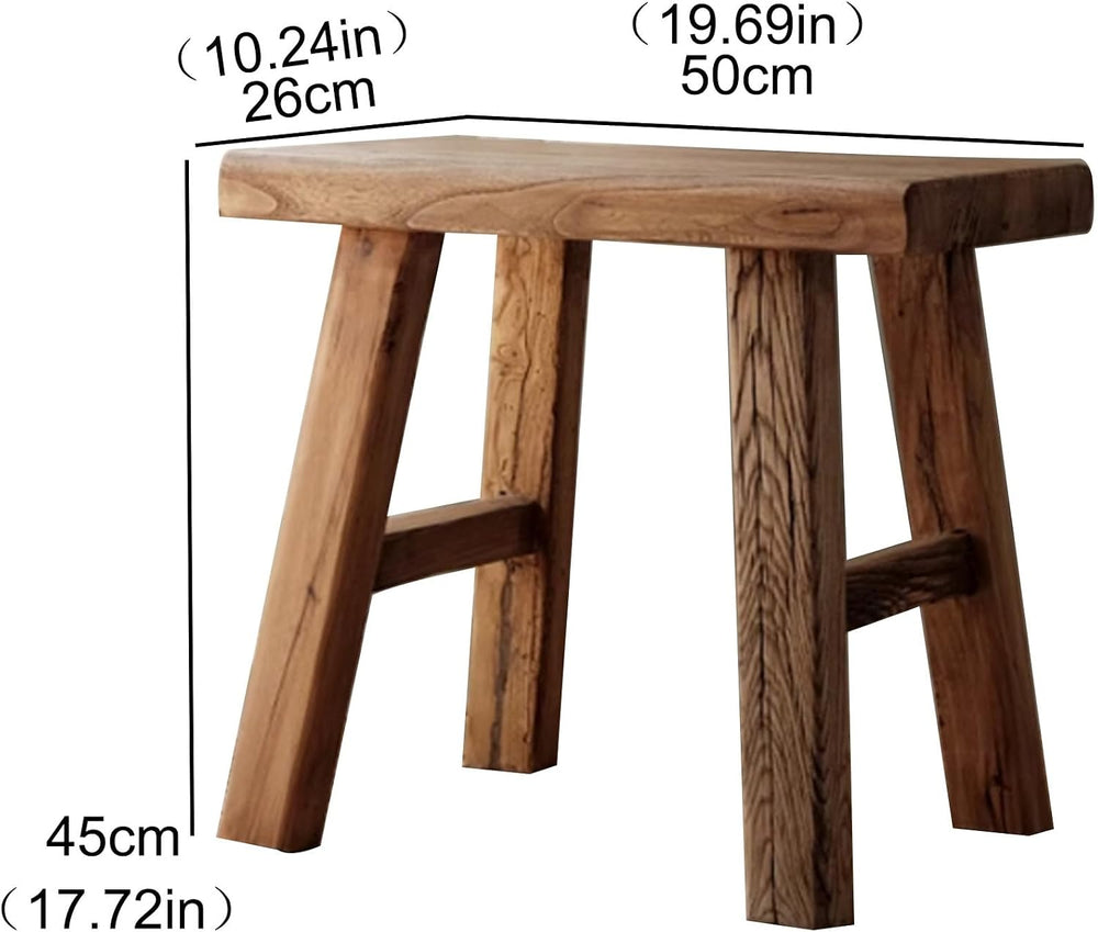 Farmhouse Entryway Dining Wood Bench Seat Furniture Wooden End of Bed Bench f...