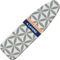 Ironing Board Cover and Pad Extra Thick Heavy Duty Padded 4 Layers Non Stick Scorch and Stain Resistant 15x54 and 3 Fasteners Elastic Edge with Bonus Protective Scorch Mesh Cloth