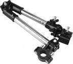 Adjustable Umbrella Stand 360 Rotatable Umbrella Holder for Wheelchair with Thickened Stainless Steel Pipe Up Down Telescopic Adjustment (Black)
