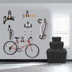Garage Hooks, 12 Pack Wall Storage Hook Includes 2 Extension Cord Holder, Utility Organization, Heavy Duty Wall Mount Hangers for Hanging Bike, Ladder, Garden Tools
