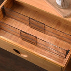 2pcs/4pcs,1/2 Sets Adjustable Drawer Dividers for Storage Organization, Durable And Designed for Wardrobes And Closets Without The Need for Punching (2pcs/1set)