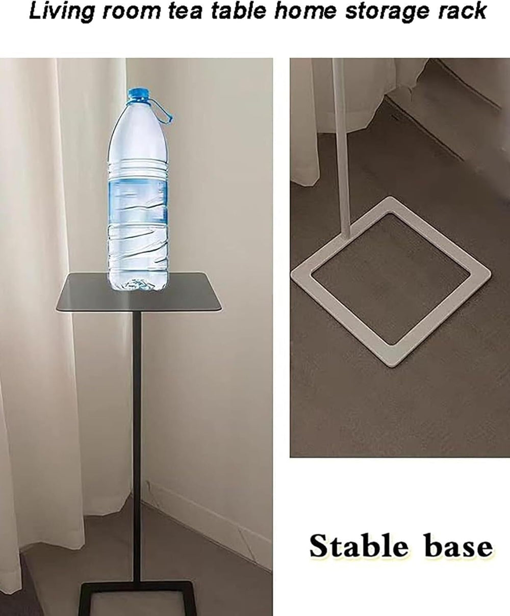 Compact Side Table with Storage Shelf - Multi-Functional End Table for Living...