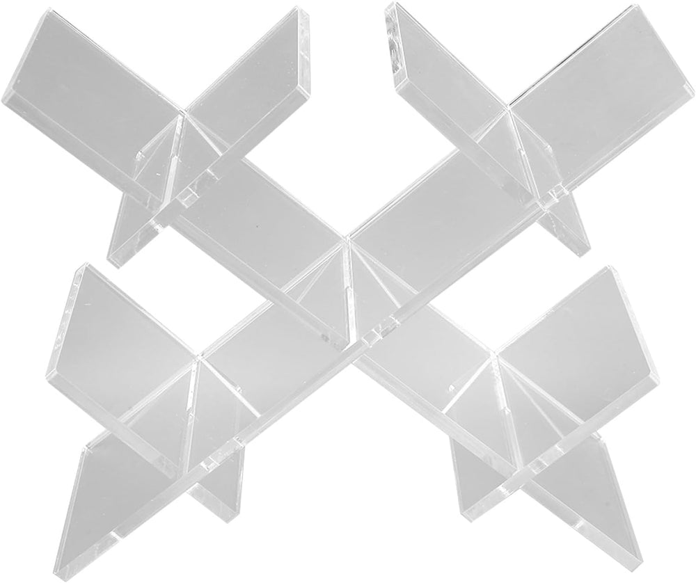 Countertop Wine Rack, 5 Bottle Wine Holder Stand with Transparent Acrylic Tab...