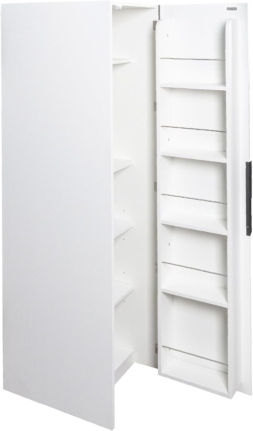 62.99''H Tall Kitchen Pantry Cabinet, Freestanding Corner Buffet Side...