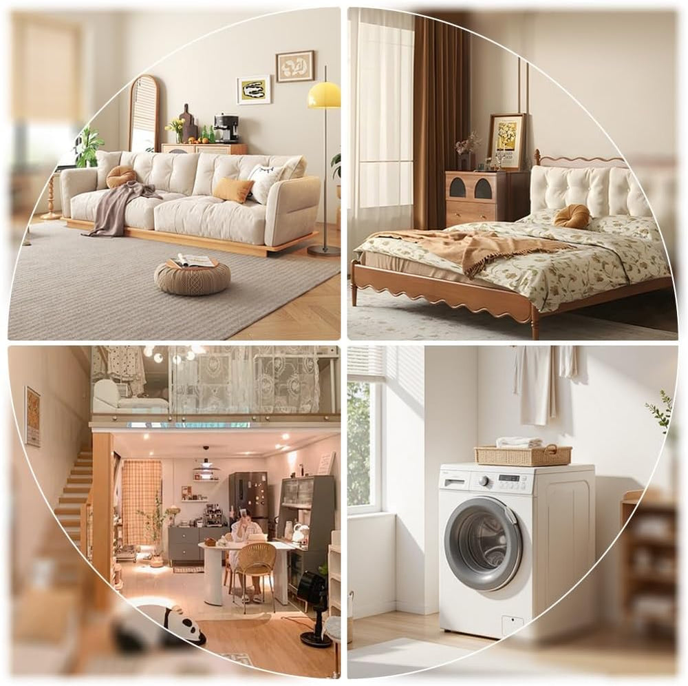 Double Rail Wardrobe nizer - 2-Tier Stora Shelf with 4 Hoo & Wheels - Ver...