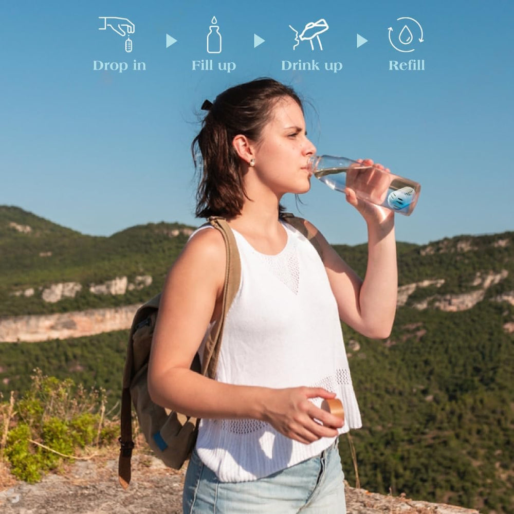 PURIBLOC GOpure Water Purifier, Portable Water Filter, Pod Water Filter Syste...
