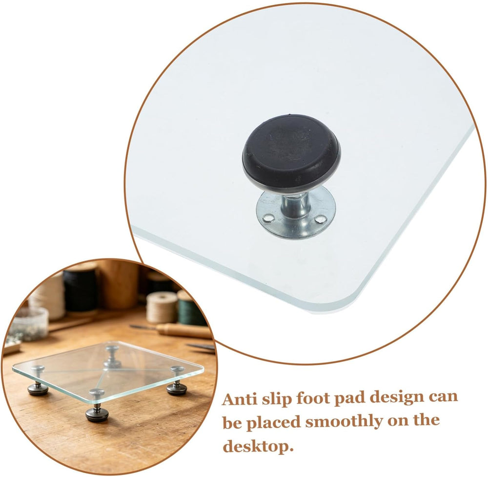 YARNOW Adjustable Acrylic Leveling Platform for Epoxy Resin Table with Stable...