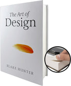 Real Paper Diversion Book Safe with combo lock- Secret Box Collection Box- Art of Design. Safe for money, disguised safe, real book pages, money hiding, diversion safe.