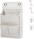 Hanging Basket for Organizing, Wall Organizer with Pockets and Over The Door Organizer，Can for Home, Closet, Office and Camper (1 White)