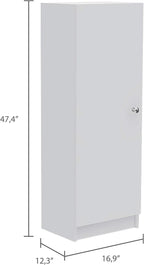ModernKitchen Pantry, White Storage Cabinet with Countertop, Easy to Maintain, for Dining Room