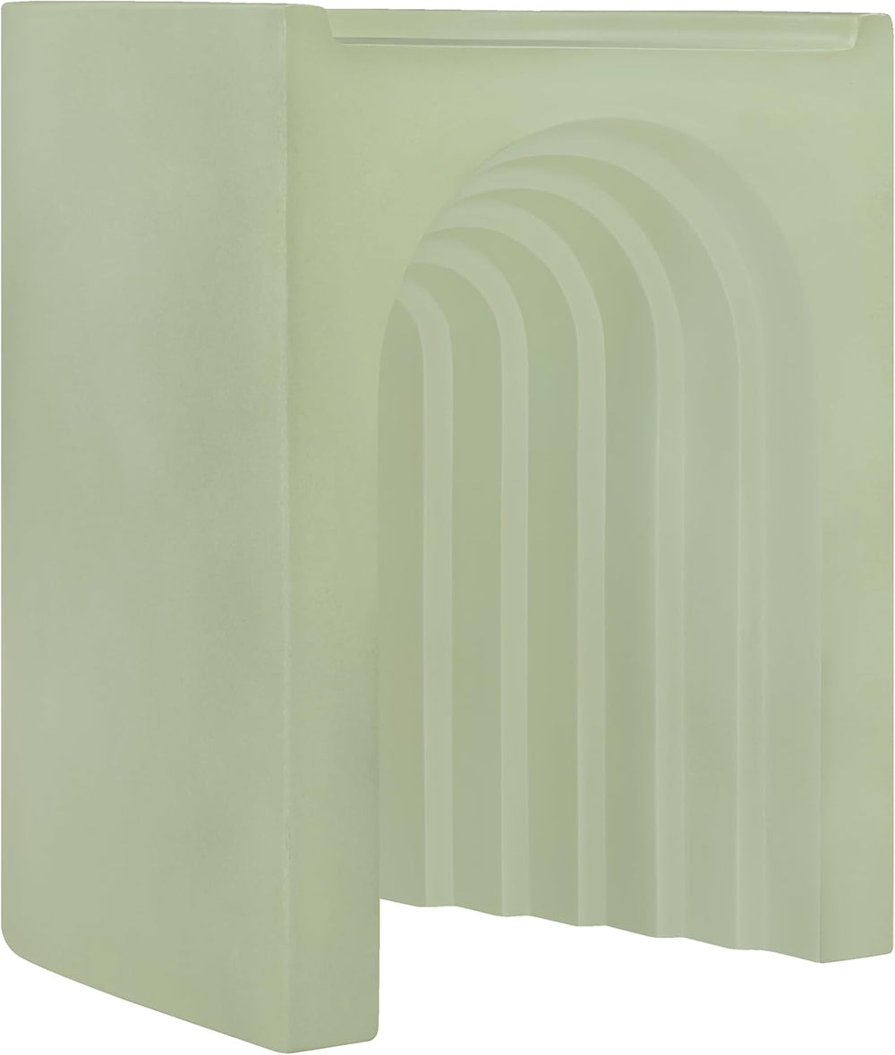 Meridian Furniture 646Green-ET Avenda Collection Art Deco End Table with Fini...