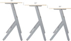 Guidecraft Standing Collaboration Desk for Kids and Adults: Adjustable Height Birch Plywood Table with Metal Legs for Home, Office, Classrooms and More