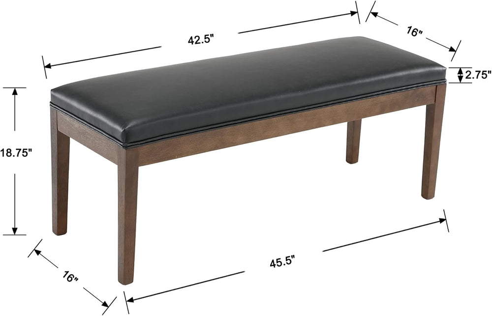 LZAREAL Upholstered Entryway Bench Modern Shoe Benches for Hallway Porch Bedr...