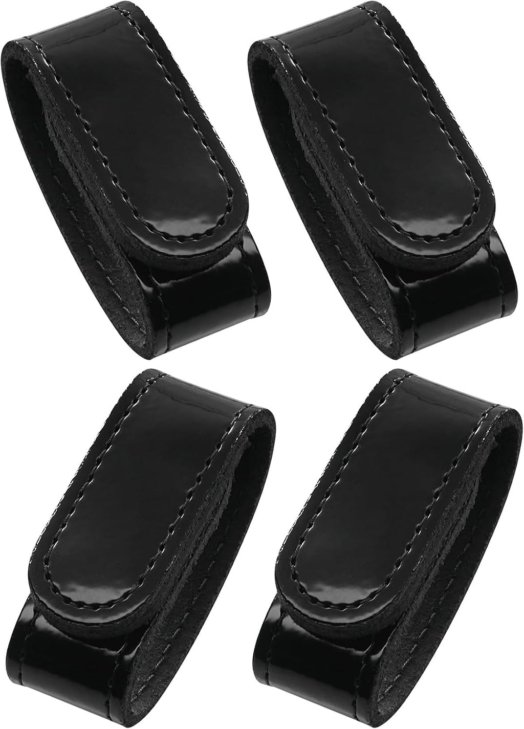 Perfect Fit Shield Wallets Duty Belt Keeper with Double Snap Closure (Pack of 4)