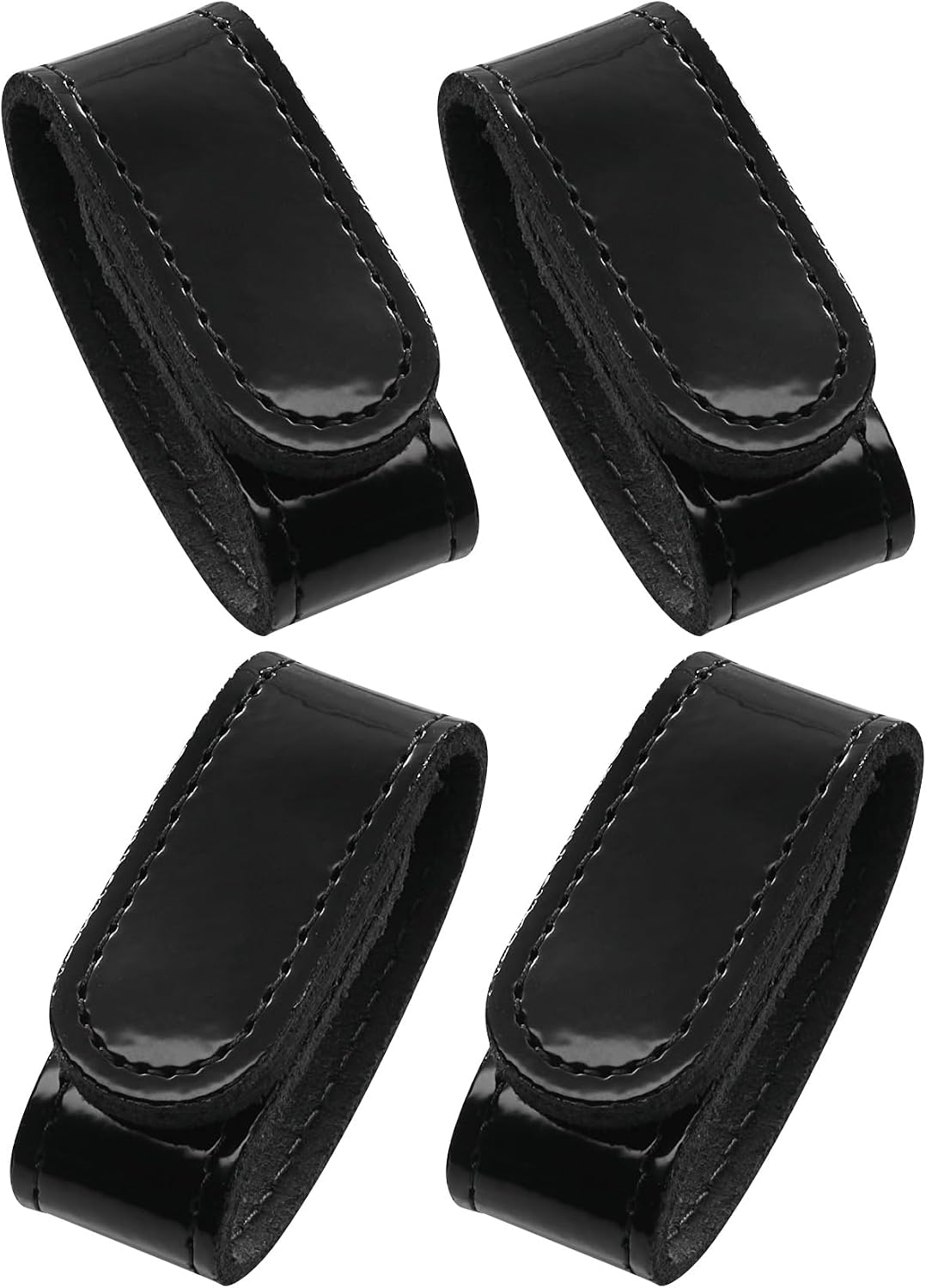 Perfect Fit Shield Wallets Duty Belt Keeper with Double Snap Closure (Pack of 4)