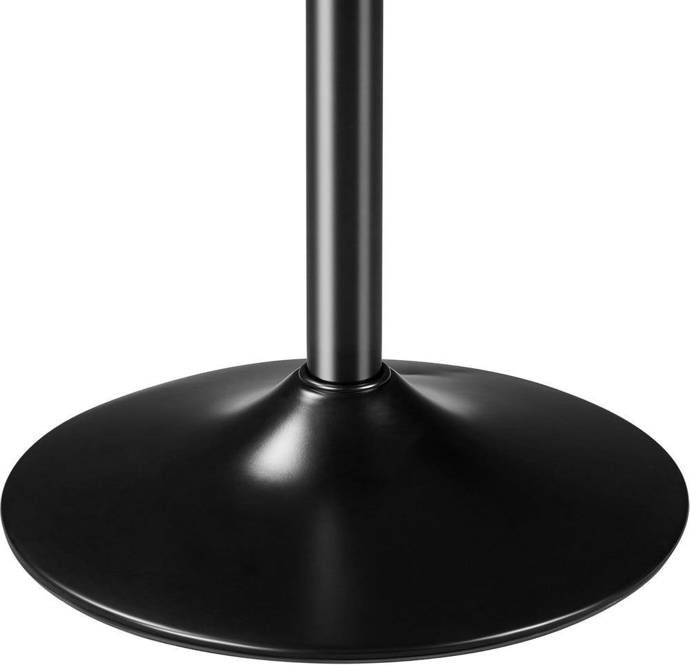 Yaheetech Bar Stools Set of 4, Adjustable Swivel PU Leather, Gray