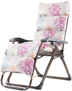 Sun Loungers Gravity Chair,Patio Reclining Lounge Chairs Adjustable for Indoor Outdoor with Cushion(1007)